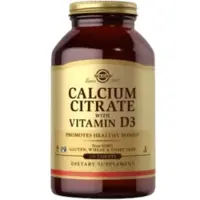 Solgar - Calciumcitraat met Vitamine D3 (120 tabletten)