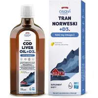 Osavi - Noorse Levertraan met D3, 1000 mg Omega 3 - citroensmaak (250 ml)