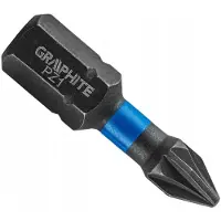 Graphite PZ1 Hamerbit 25 mm - Hoogwaardig S2-staal