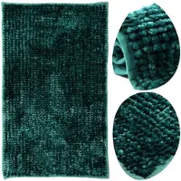 FLOOR Zacht en absorberend badmatje 40x60 cm, groen, shaggy