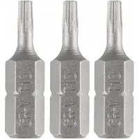 Graphite Torx Bitset T10 x 25mm - 3 Stuks