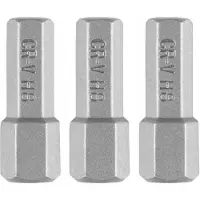 Graphite Inbusbitset H8 x 25 mm, 3 stuks