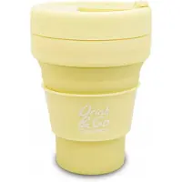 Patio Siliconen Beker 355 ml Pastel Poedergeel