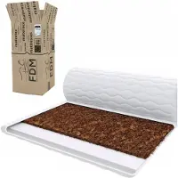 FDM Topdekmatras 180x200x7cm - Dubbele hardheid, anti-allergisch, afneembare hoes
