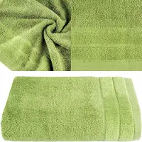 Eurofirany Olijfgroene Katoenen Handdoek 30x50 cm - Zacht & Absorberend