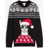 Bonprix Kersttrui in een zachte katoenmix maat 56/58 (XL)