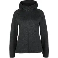 Heber Peak - Women's CrownHe. II Knit Zip Hoody - Fleecevest M, zwart