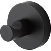 Stella Classic Mat Zwarte Wandhak - 1 Haak
