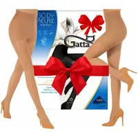 Gatta - Dames Panty - Maat M - 40 DEN - Beige - Compressie & Corrigerende Panty - Tegen Vermoeide Benen en Spataderen - Comfort Lycra Beauty