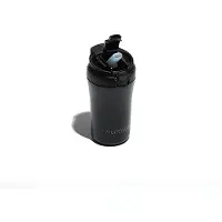 Muitomas Thermofles - Dubbel geïsoleerde voering -350ml – Vergrendeling op dop - 12 uur warm of 24 uur koude dranken – Zwart