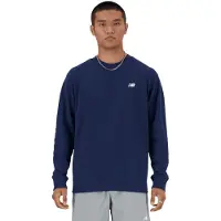 New Balance Sweatshirt 'Essentials' donkerblauw / wit