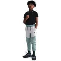 Nike Tech Fleece Sportswear Joggingbroek Kids Grijsgroen Wit Zwart