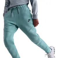 Nike Tech Fleece Sportswear Joggingbroek Kids Blauw Zwart