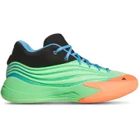 Adidas Sportschoen 'Dame X' azuur / lichtgroen / oranje / zwart