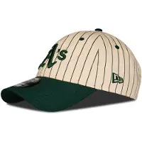 New Era Pet PINSTRIPE 9TWENTY OAKLAND ATHLETICS DKG dames - Groen - One size