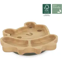 Miniland Wooden Plate Frog Tableware Goud Kinderen
