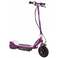Razor PowerCore E100, aluminium, zwart, paars, 18 km/u, 54 kg, uniseks, 8 jaar, 2 wielen