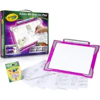 Crayola - Hobbypakket - Lichtgevend Tekenbord Voor Kinderen - 12 Kleurpotloden