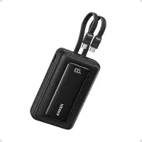 Anker Zolo Powerbank - 20.000 mAh - 30 Watt - Geïntegreerde USB-C kabels - MFi-gecertificeerd