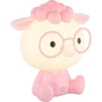 Globo Kinderkamer lampje Sheepy roze
