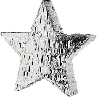 Amscan Pinata deluxe: Sterfolie zilver