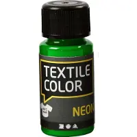 Creativ Company Textile color dekkende textielverf - neon groen, 50ml