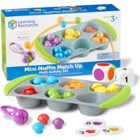 Learning Resources Mini Muffin Match Up Math Activity Set - 1+