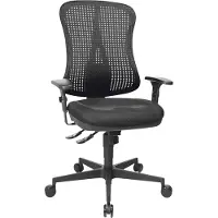 Topstar HEAD POINT SY - Professionele bureaustoel Zwart Stof / Netstof