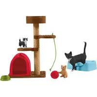 Schleich Playtime For Cute Cats Figure Veelkleurig Kinderen