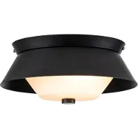 Elstead Lighting Ronde plafondlamp Bowtie, zwart-wit, 2x E14, 40W, metaal, afmetingen: 10,2x25,4x25,4 cm, IP44, Elstead
