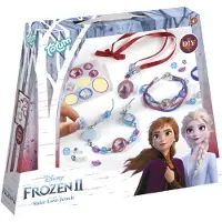 Totum Disney Frozen - Vriendschapsarmbandjes maken - 2 armbandjes en 1 halsketting