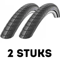 Schwalbe Fietsband - Buitenband - Set van 2 - Big Apple R 28 x 2.15 (55-622) zwart