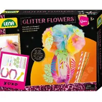Lena glitter bloemen knutselset - creatief speelgoed voor kinderen.