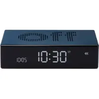 Lexon - Flip - Premium - Omkeerbare LCD wekker - Donker Blauw