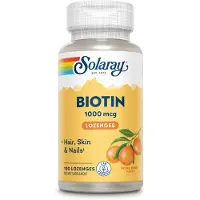 Solaray Biotine 1000mcgr Oranje 100 Eenheden