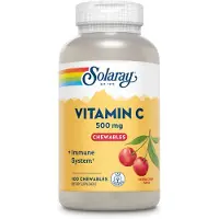 Solaray Vitamin C 500mcg Vitamins Tabletten Kers 100 Eenheden
