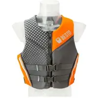 Besto Neopreen zwemvest oranje/antraciet