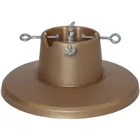 Star Trading Boomstandaard "Granig", goudkleurig, kunststof, 1,6 liter, voor stammen met een diameter van 3,5-10,5 cm, max. 210 cm hoog, 38 cm