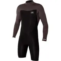 Ocean & Earth One Free Flex 2/2 Mm Long Sleeve Shorty Met Rits Op De Rug