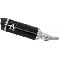 Arrow Urban Aluminium Dark With Carbon Fibre End Cap Yamaha X-max 300/tricity 300 ´21-22 Gehomologeerde Uitlaatdemper