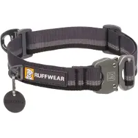 Ruffwear - Top Rope Collar - Hondenhalsband 28-36 cm, basalt gray