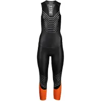 Huub Araya Mouwloos Neopreen Wetsuit Dames Zwart / Oranje