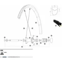 Mavic Ksyrium Elite Ust 20 Achtervelg