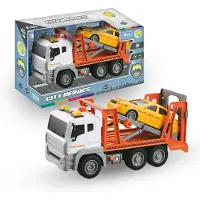 Tachan Truck Trailer Light And Sound Heroes City 1:12 Veelkleurig 3-6 Years Kinderen