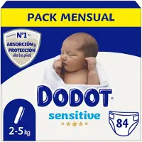 Dodot Size 1 Sensitive Diapers 84 Units Blauw Kinderen
