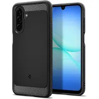 Spigen Rugged Armor Backcover voor de Samsung Galaxy A17 (5G) / (4G) - Matte Black