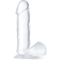 B Yours - Glimmer - Transparante dildo - 20,3 cm