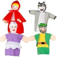 Colorbaby 39166 Cucu Show Little Red Riding Hood Puppet Educational Toy Veelkleurig Kinderen