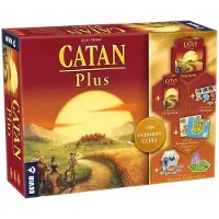 Devir Catan Big Box, educatief spel, PEGI-classificatie, gouden editie, geschikt voor kinderen, gouden uitvoering, één maat