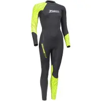 Zoggs Explorer Tour Woman Long Sleeve Neoprene Wetsuit Geel S Vrouw